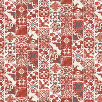 Mitteldecke Alysia Bordeaux 100x100